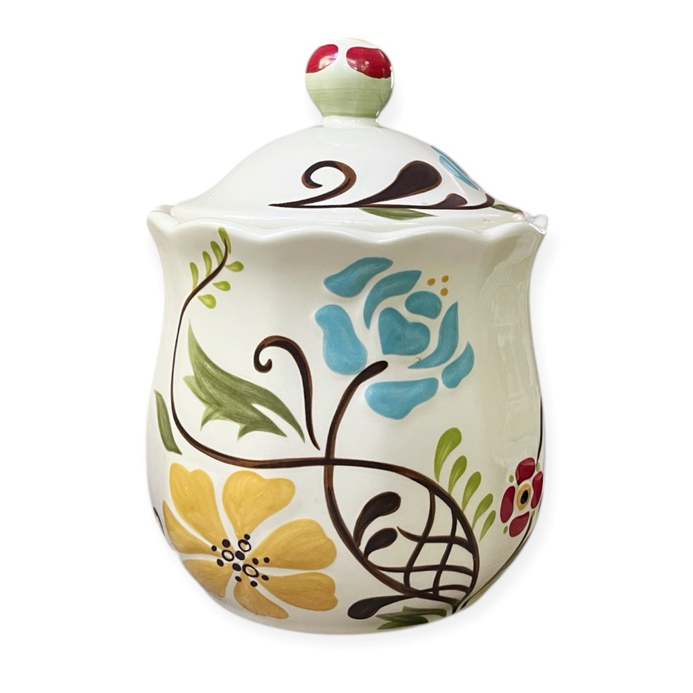 Jardine by VIDA BY EVA MENDES Large Canister w/Lid